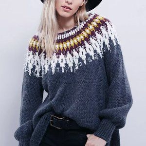 Free People Baltic Fairisle Pullover